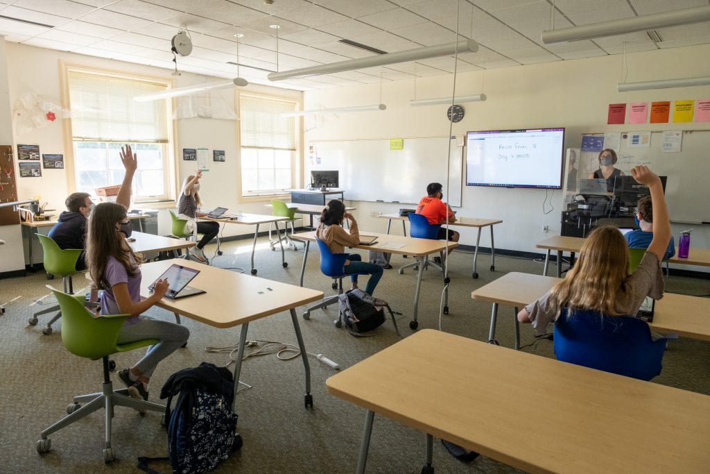 Ms. Williams' Middle School classroom